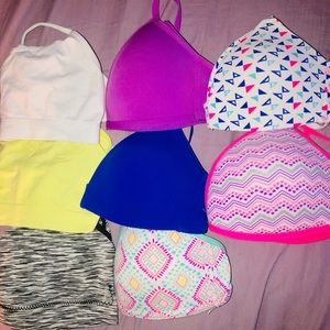 8 pcs girls bras